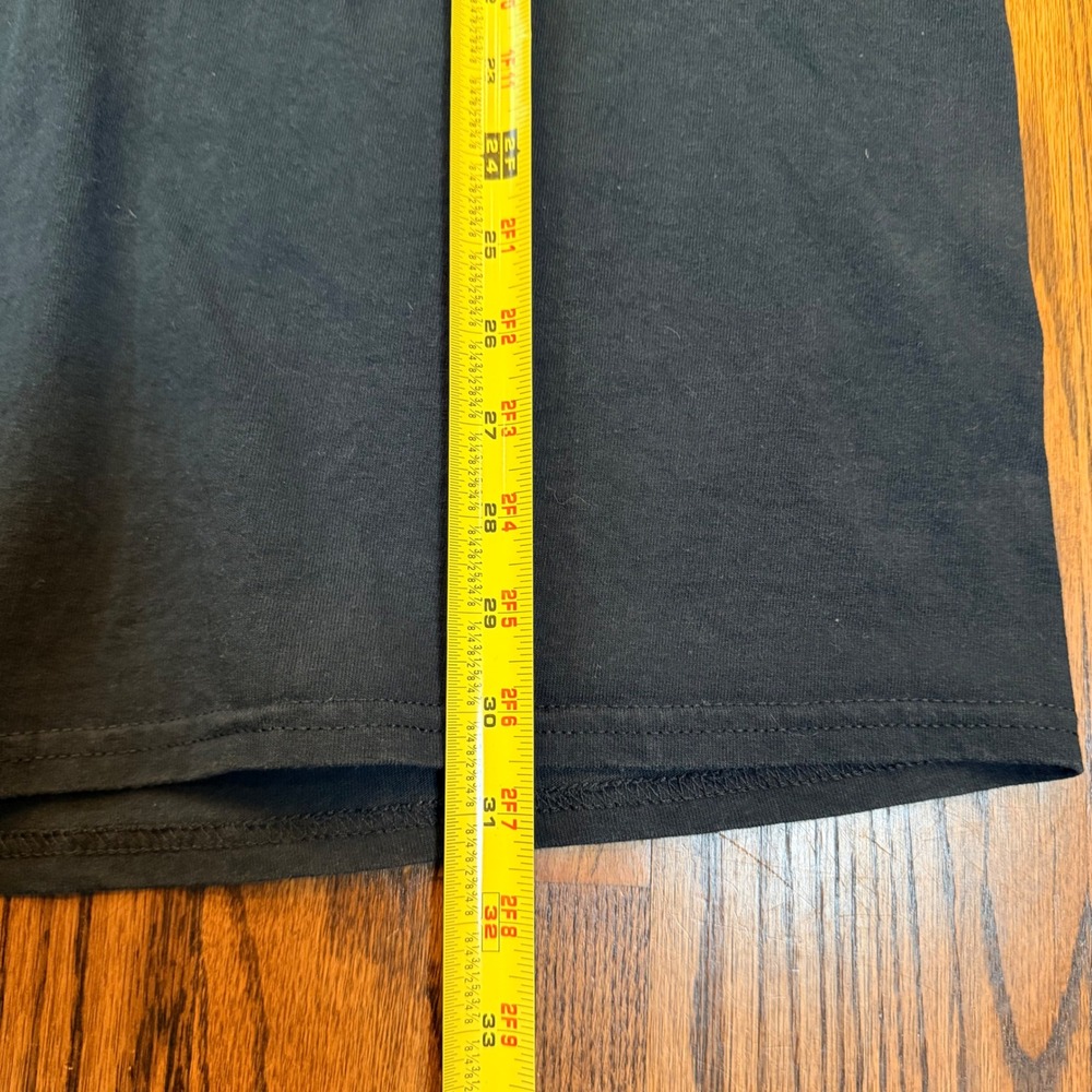 Gildan Navy Short Sleeve Tee with Small Surf Graphic - Picture 7 of 8